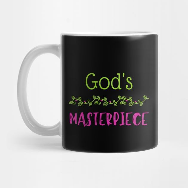 God's Masterpiece Spiritual Faith Spirituality Christ Jesus Religion Cute Motivational Inspirational Gift by EpsilonEridani